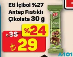 ETİ İÇİBOL ANTEP FISTIKLI ÇİKOLATA